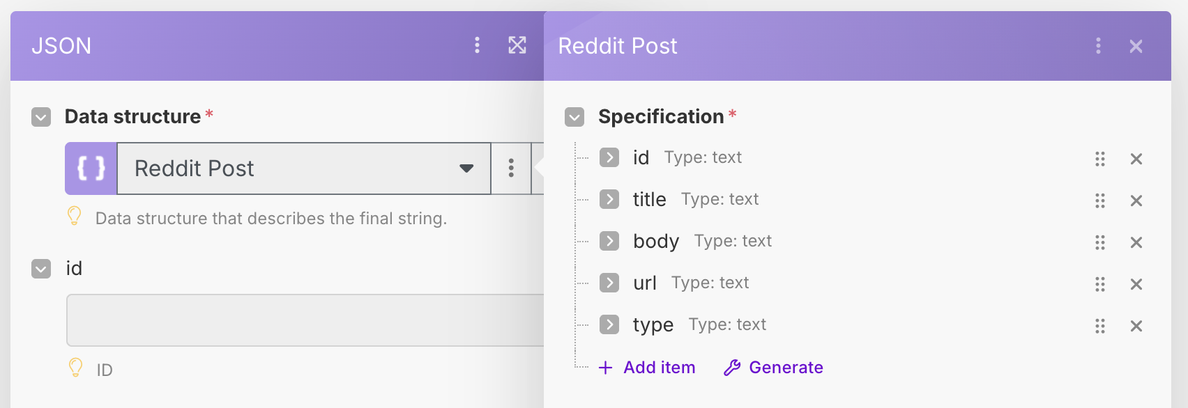 Defining our post structure