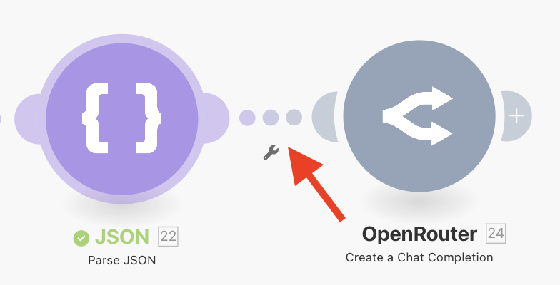 Click here to create a connection filter
