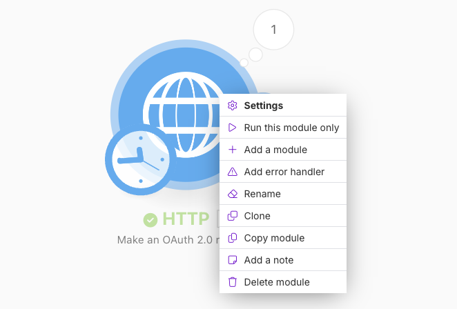 Running a module individually