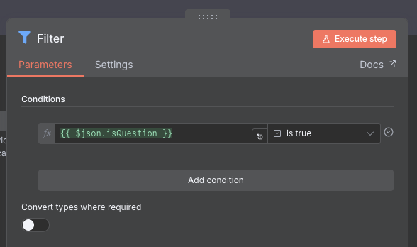 Filtering out posts that aren't marked as a question
