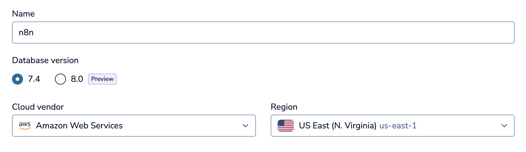 Setting up a new Redis database