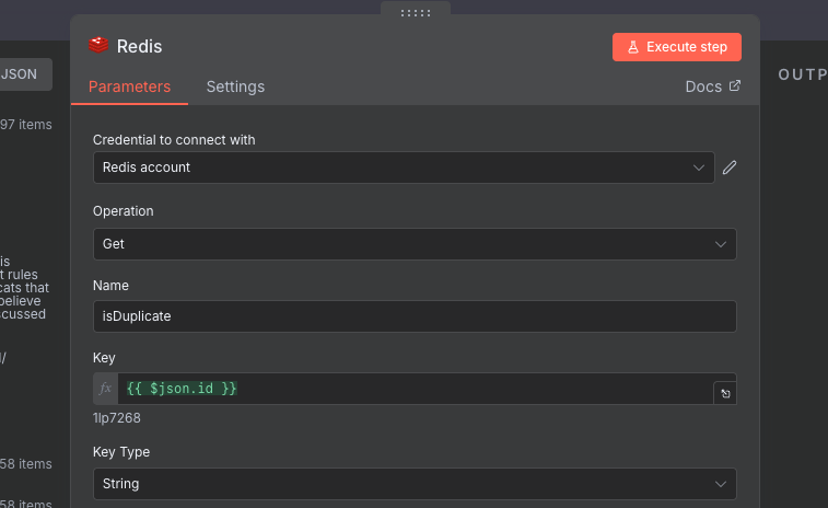 Configuring the Redis node