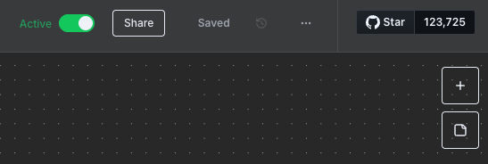 Flip the toggle switch to activate the workflow