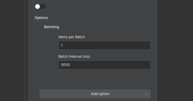 Configuring the comments node