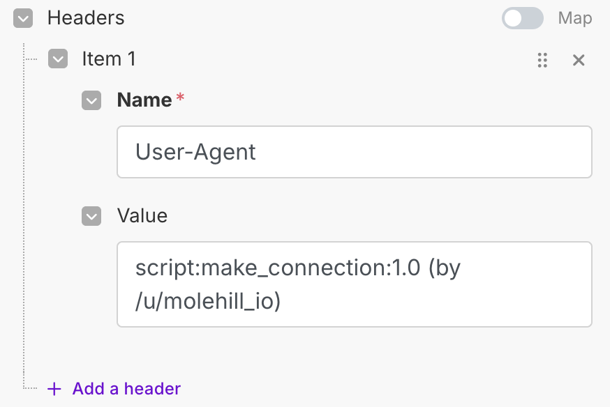 Setting the User-Agent again