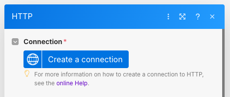 Click this button to create a connection to the Reddit API