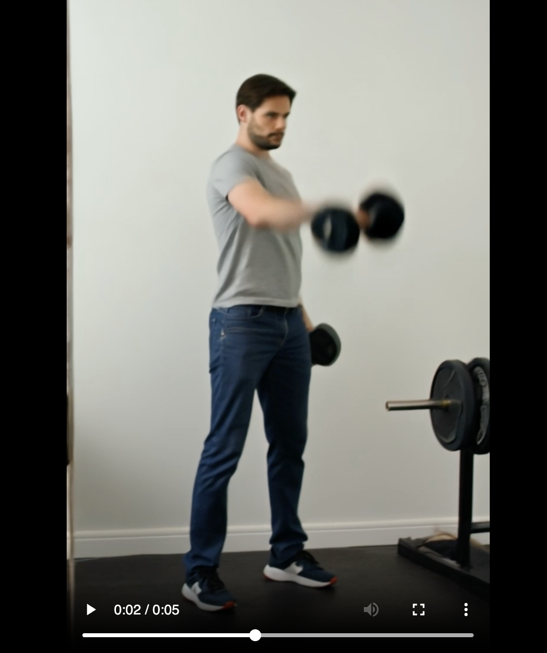 Our final video playing in the browser